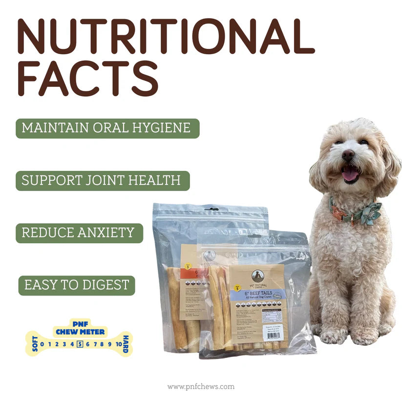 6" beef tails standard