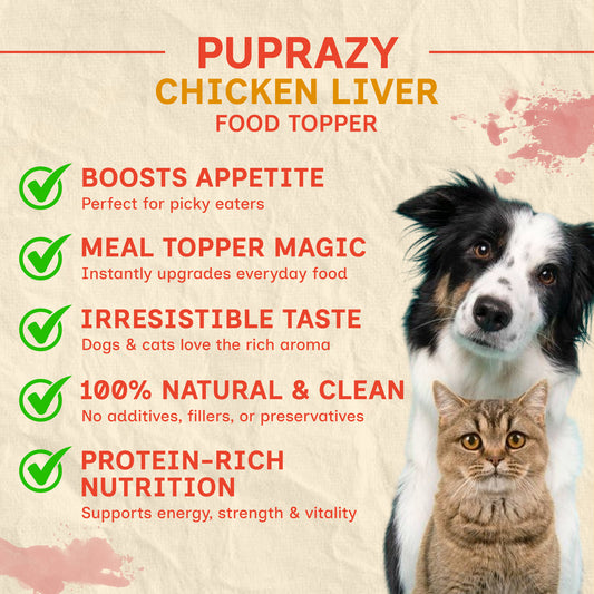 chicken liver meal topper