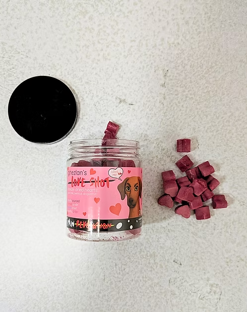 freeze dried goat milk hearts