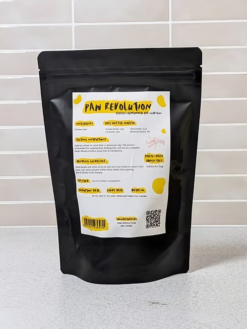 freeze dried chicken feet