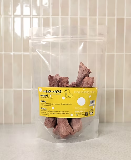 freeze dried duck necks