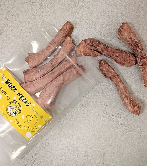 freeze dried duck necks