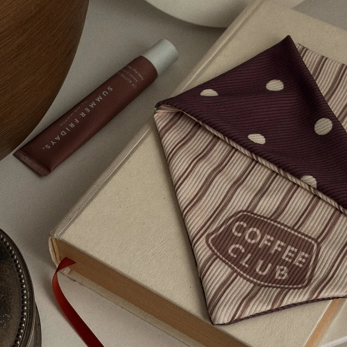 Coffee Club Ribbed Dog Bandana