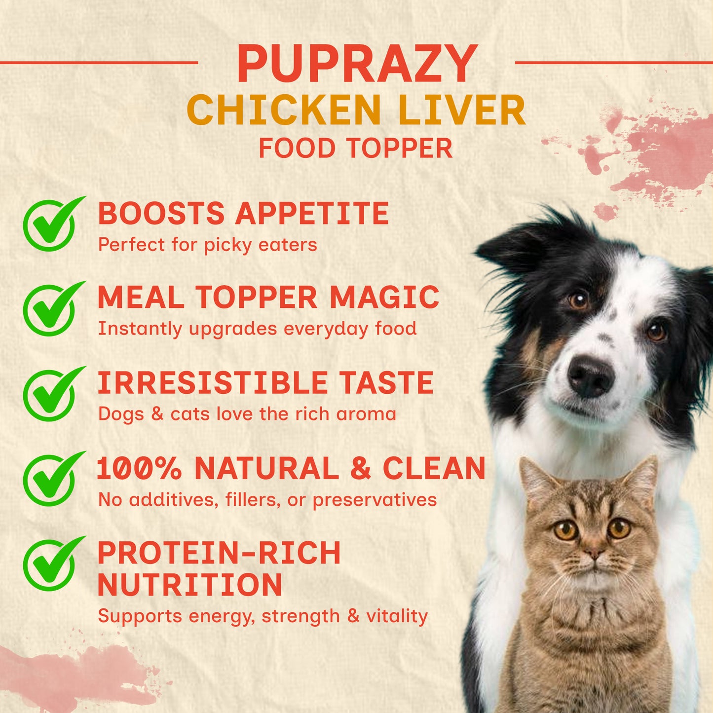 chicken liver meal topper