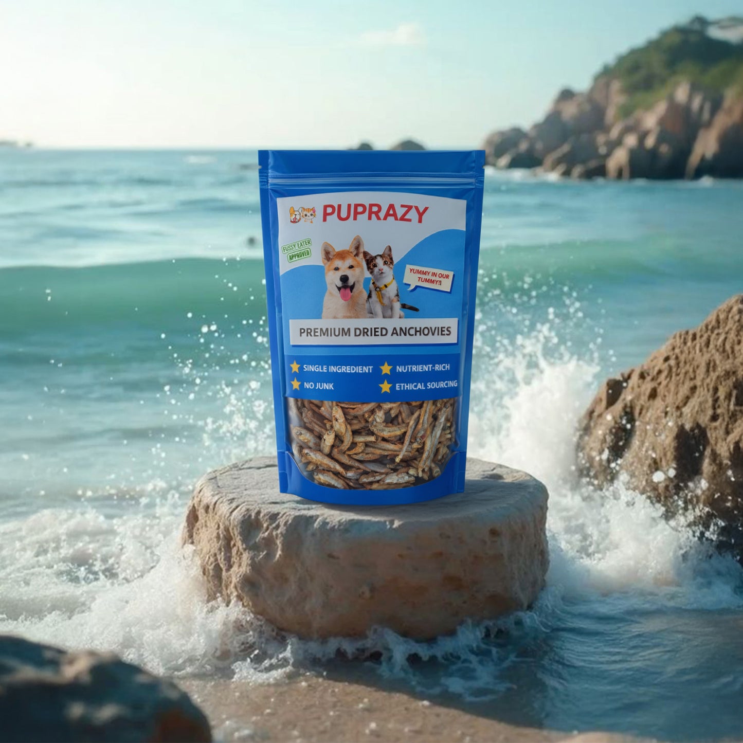 dehydrated anchovies
