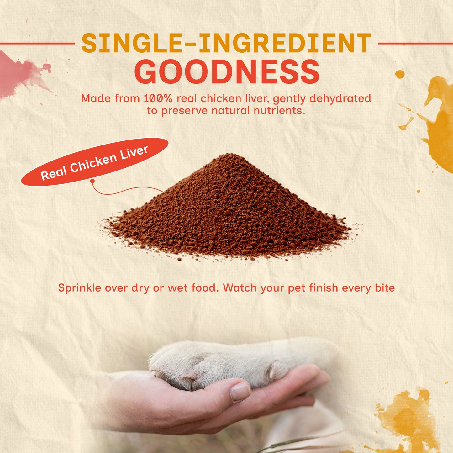 chicken liver meal topper