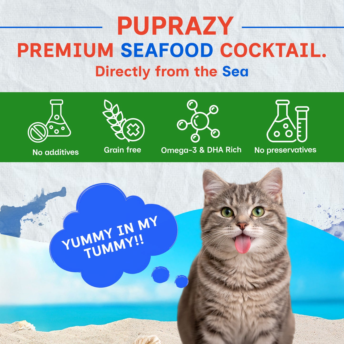 dehydrated seafood cocktail treats