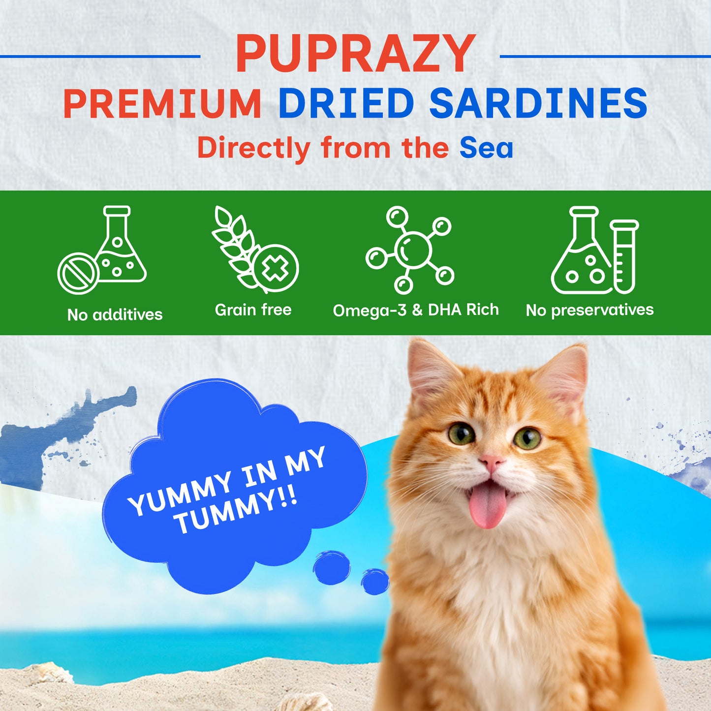 dehydrated sardines