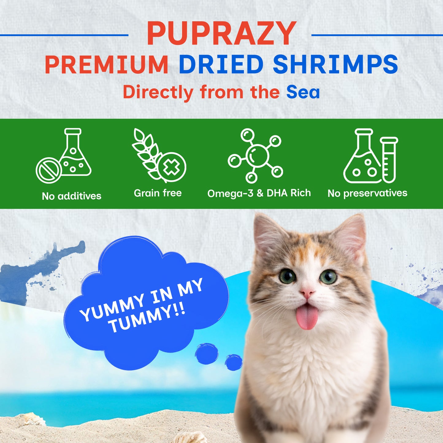 dehydrated shrimps