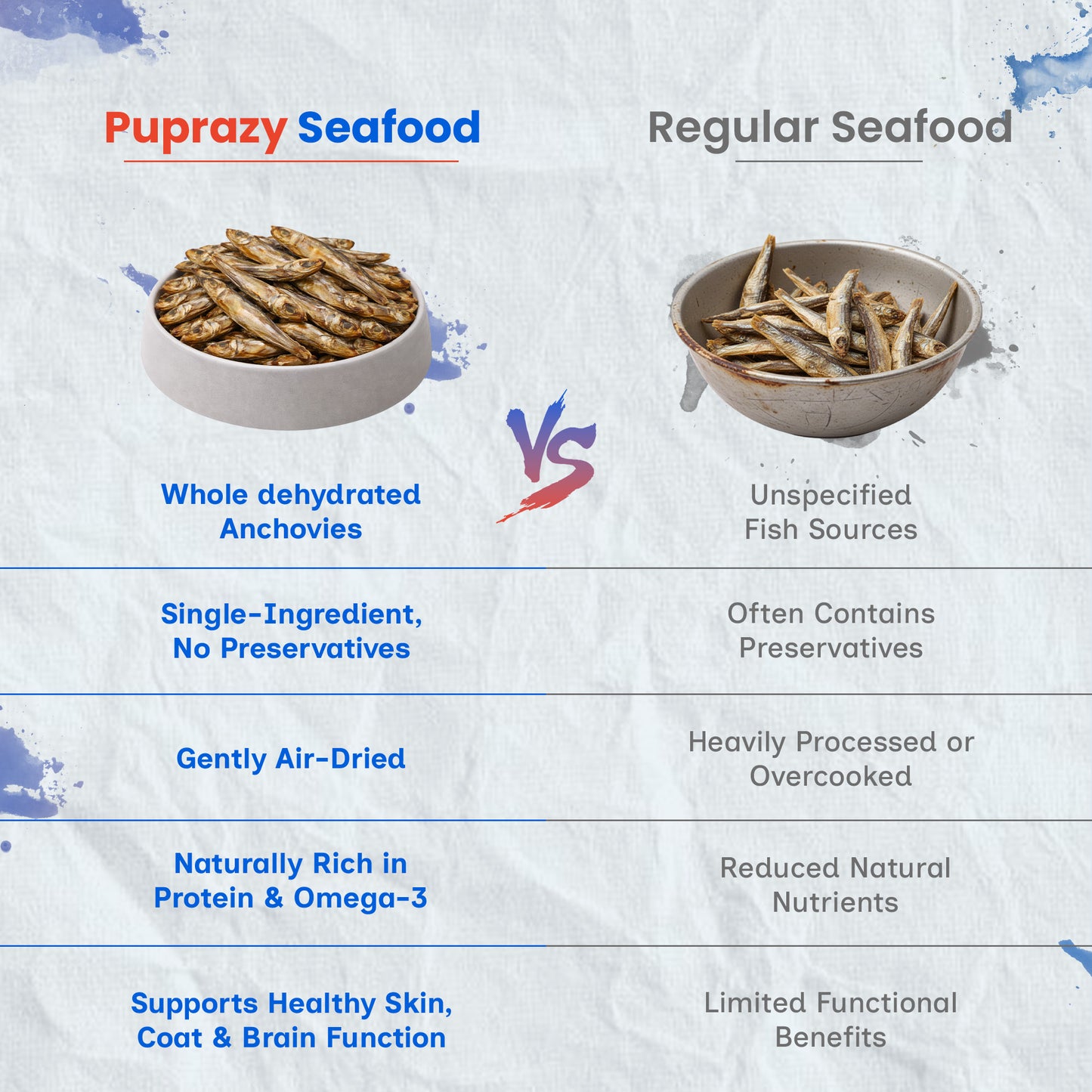 dehydrated anchovies