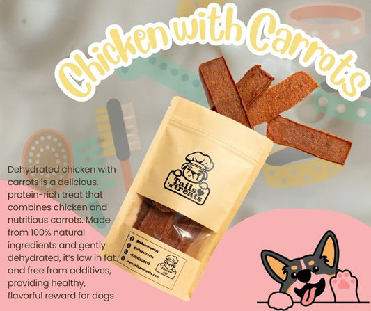 dehydrated chicken and carrot