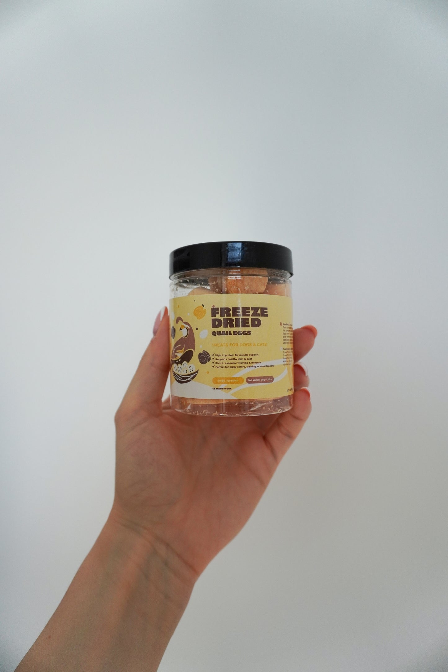 freeze dried quail eggs
