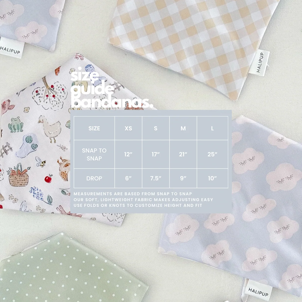spring picnic dog bandana