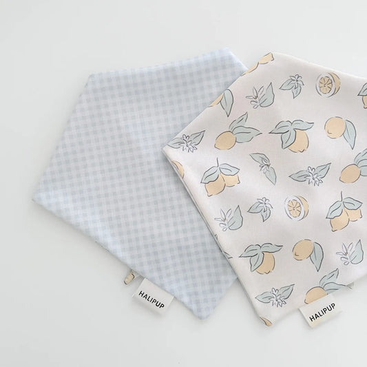 the cottage citrus dog bandana
