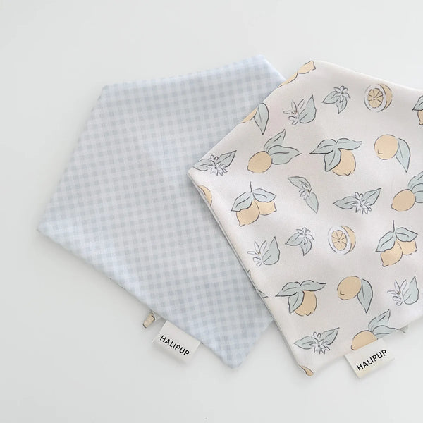 the cottage citrus dog bandana