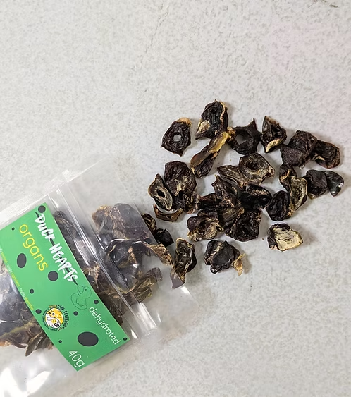 dehydrated duck hearts