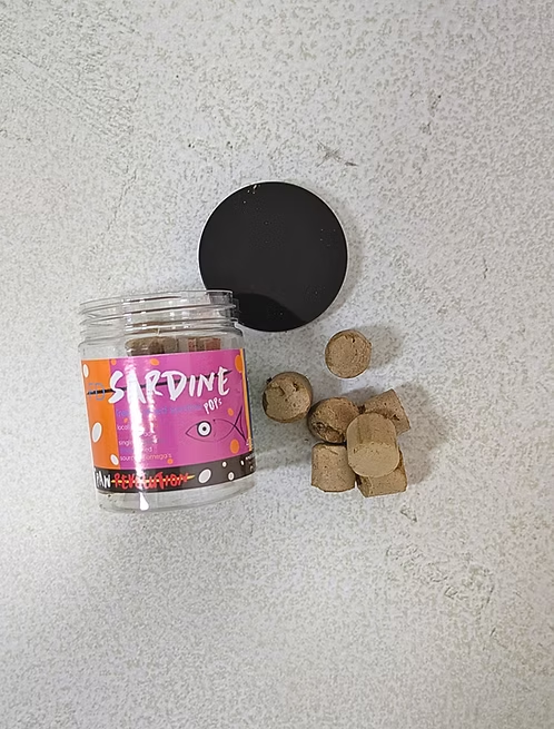 freeze dried sardine pops
