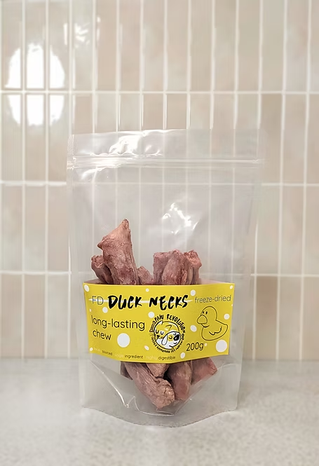 freeze dried duck necks